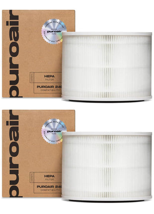 PuroAir 240 Replacement Filter - Genuine Puro Air 240 Filter Replacement - Official PuroAir Air Purifier HEPA Filter with CarbonTech Filters 99.9% of Pollen, Dust, Pet Dander, Smoke, Odors (2PK)