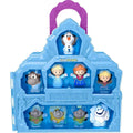Fisher-Price Little People Toddler Toy Disney Frozen Carry Along Castle Case Playset with Figures for Pretend Play Kids Ages 18+ Months