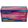 Ohm Omeprazole 20mg, 42 Delayed Release Tablets, Acid Reducer for Frequent Heartburn, 24 Hour Relief Heartburn Medicine, Helps Relieve Stomach & Chest Discomfort (6 Weeks of Supply, 42, Count)
