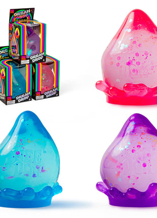 Schylling NeeDoh Dream Drop - Sensory Squeeze Toy with Dreamy Smooth Squeeze - 3 inch Tall - Color May Vary (Pack of 1)