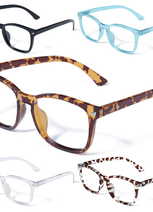 CCVOO Reading Glasses for Women/Men, Eyeglasses, Blue Light Readers for Women/Men, Computer Eye Glasses, Cheaters