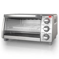BLACK+DECKER 4-Slice Toaster Oven, TO1745SSG-1A, Even Toast, 4 Cooking Functions Bake, Broil, Toast and Keep Warm, Removable Crumb Tray, Timer