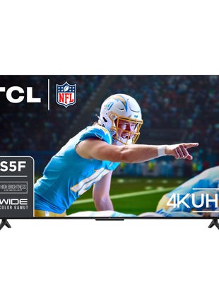 TCL 55-Inch Class S5 UHD 4K LED Smart TV with Fire TV (55S551F, 2024 Model), Dolby Vision, HDR PRO+, Dolby Atmos, Alexa Built-in with Voice Remote, Apple AirPlay 2 Compatibility, Streaming Television