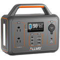 ALLWEI Portable Power Station 300W, 280Wh Solar Generator with 110V Pure Sine Wave AC Outlet, Backup Lithium Battery Generator for CPAP Outdoor RV Camping Emergency Home Use