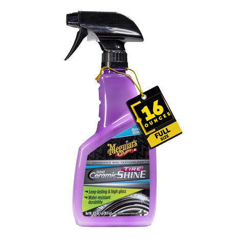 Meguiar's Hybrid Ceramic Tire Shine - Long-Lasting Shine That's Durable & Water-Resistant Hybrid Ceramic Technology - 16 Oz Spray