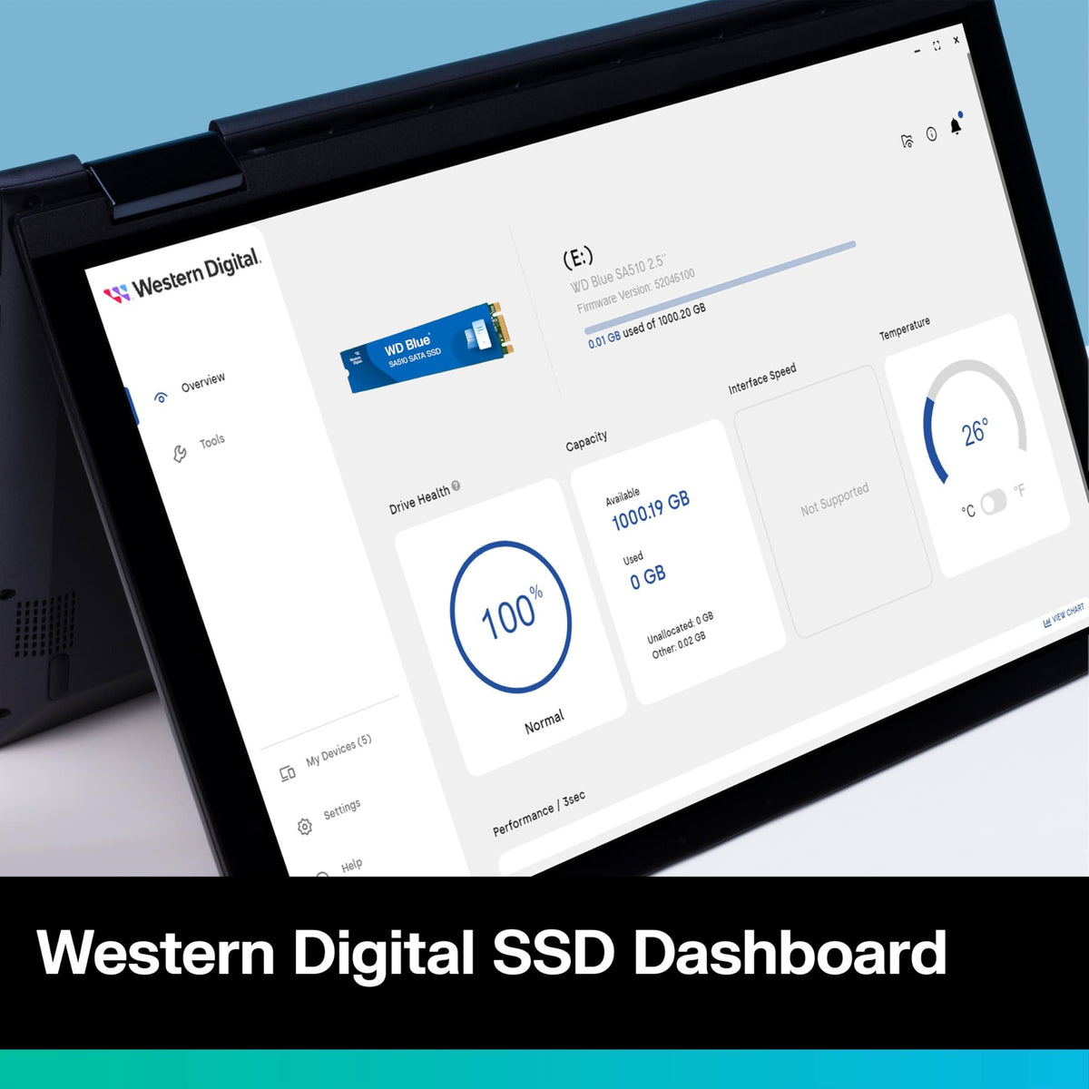 Western Digital 500GB WD Blue SA510 SATA Internal Solid State Drive SSD - SATA III 6 Gb/s, M.2 2280, Up to 560 MB/s - WDS500G3B0B