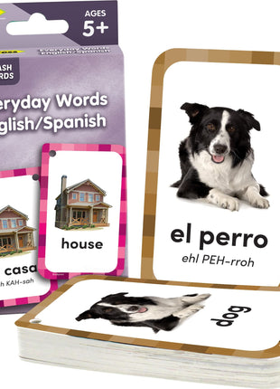 Everyday Words English/Spanish Flash Cards (EP62073)