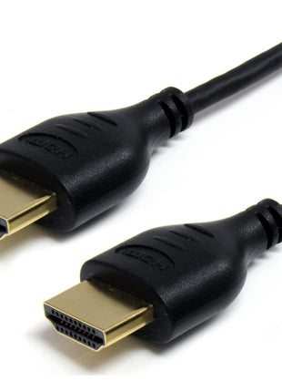 6 ft Slim High Speed HDMI Cable with Ethernet - Ultra HD 4k x 2k HDMI Cable M/M - 6ft Slim HDMI Cable - 6ft HDMI Cable