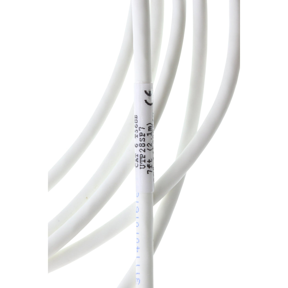 Panduit UTP28SP7 Patch Cord, Cat6, UTP, RJ45, Sol Copper, White, 7-Feet