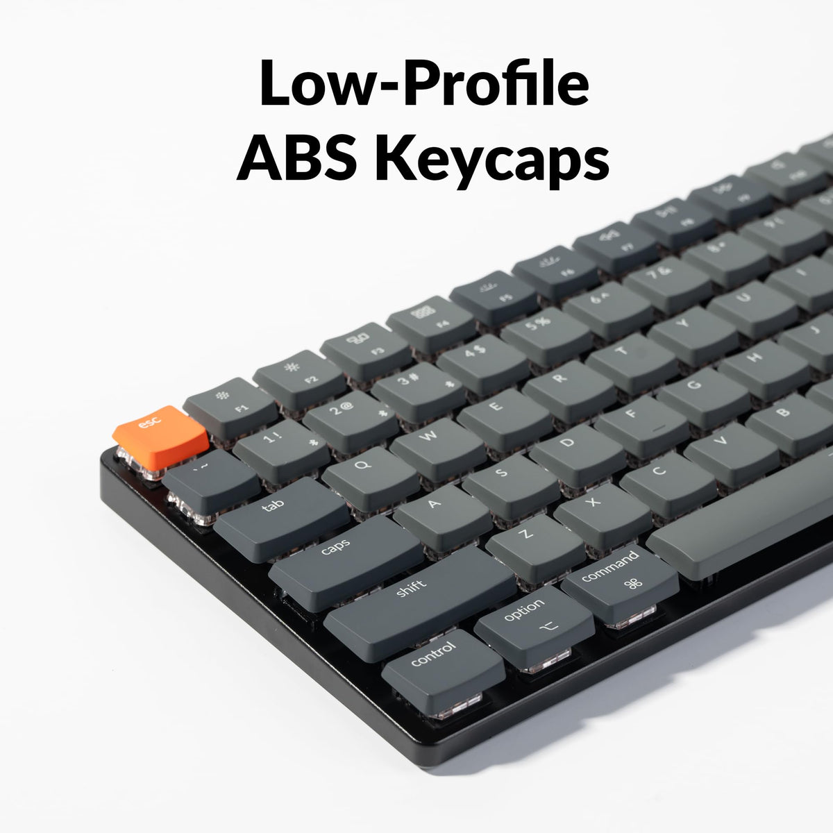 Keychron K3 Version 2, 84 Keys Ultra-Slim Wireless Bluetooth/USB Wired Mechanical Keyboard with White LED Backlit, Low-Profile Keychron Mechanical Brown Switch Compatible with Mac Windows