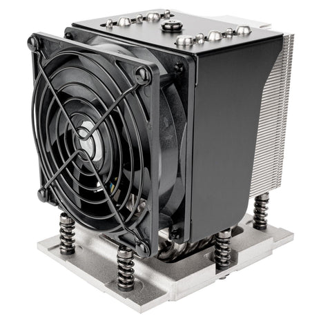 Silverstone Technology XE04-SP5 Black Fan Shroud 4U Server/Workstation CPU Cooler for Socket SP5, SST-XE04-SP5B