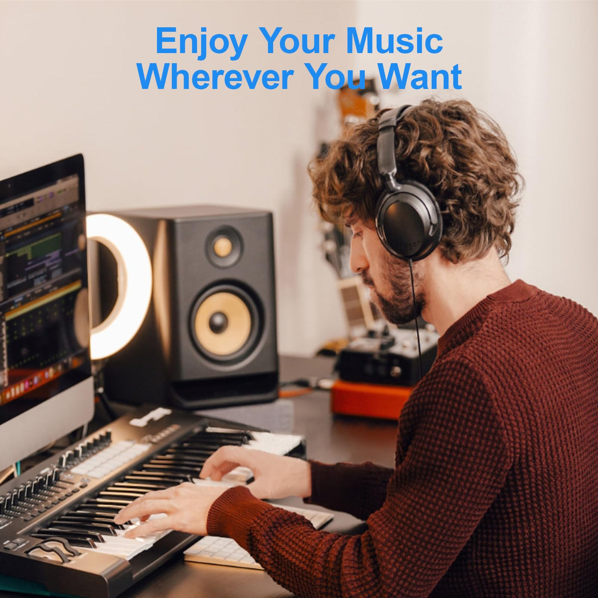 Heams 3 Pack Premium 3FT MIDI Cable, Stable & Fast Transmission and Long-Lasting MIDI Cables, Male to Male 5-Pin MIDI Cable for MIDI Keyboard, Electronic Piano, Electronic Drum