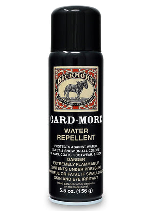 Bickmore Gard-More Water & Stain Repellent 5.5oz- Leather Protector and Suede Protector Waterproofing Spray Guard for Boots, Shoes, Clothing, Hats, Jackets & More