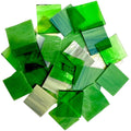 System 96 Coe 96 Fusing Glass - 1.5LB Scraps - Options (Green Tone)