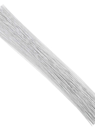 CCINEE 24 Gauge White Floral Wire Stem for Flower Arrangement Craft Supply,16 Inch,200PCS