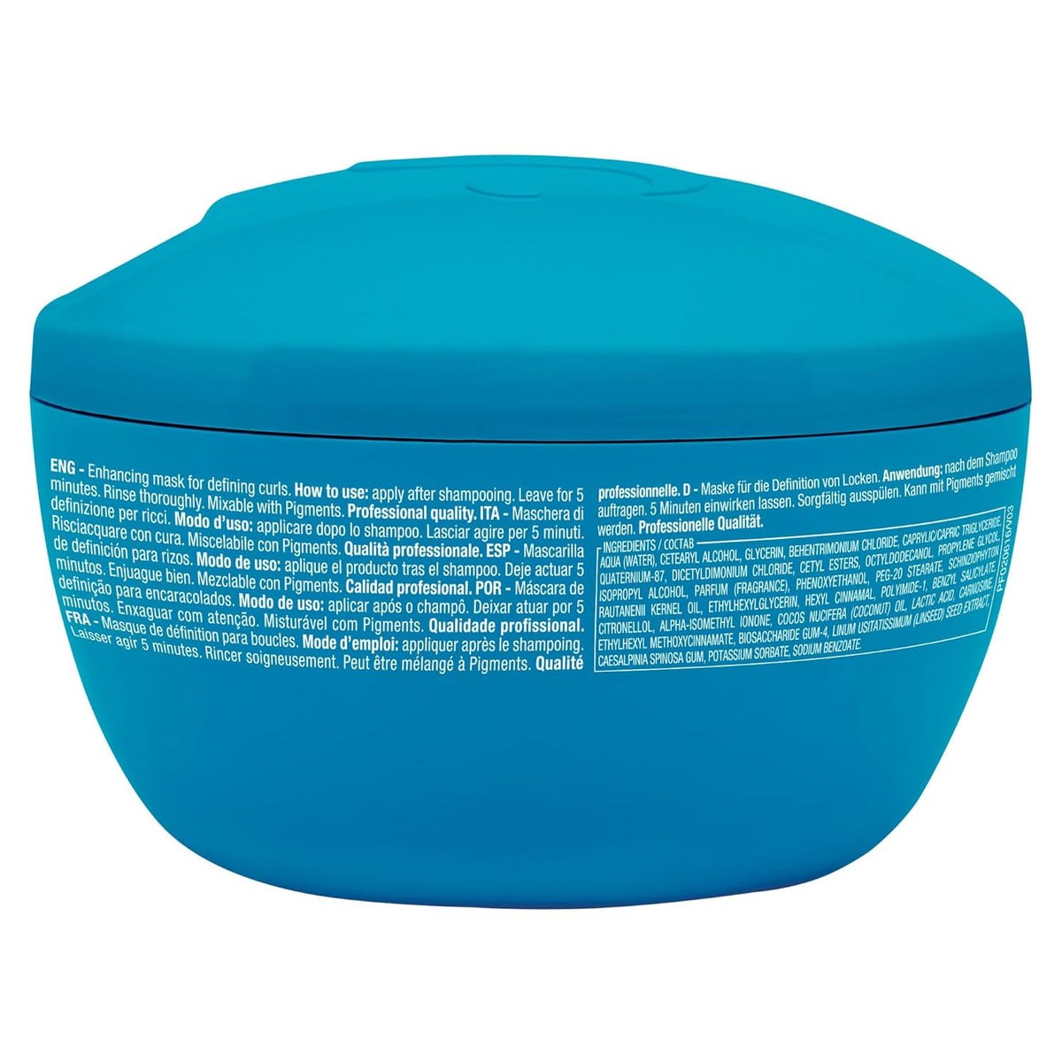 ALFAPARF MILANO Curls Enhancing Mask For Wavy And Curly Hair - Hydrates And Nourishes - Reduces Frizz - Protects Against Humidity - Vegan-Friendly Formula Semi Di Lino-200Ml - Floral, Millilitre