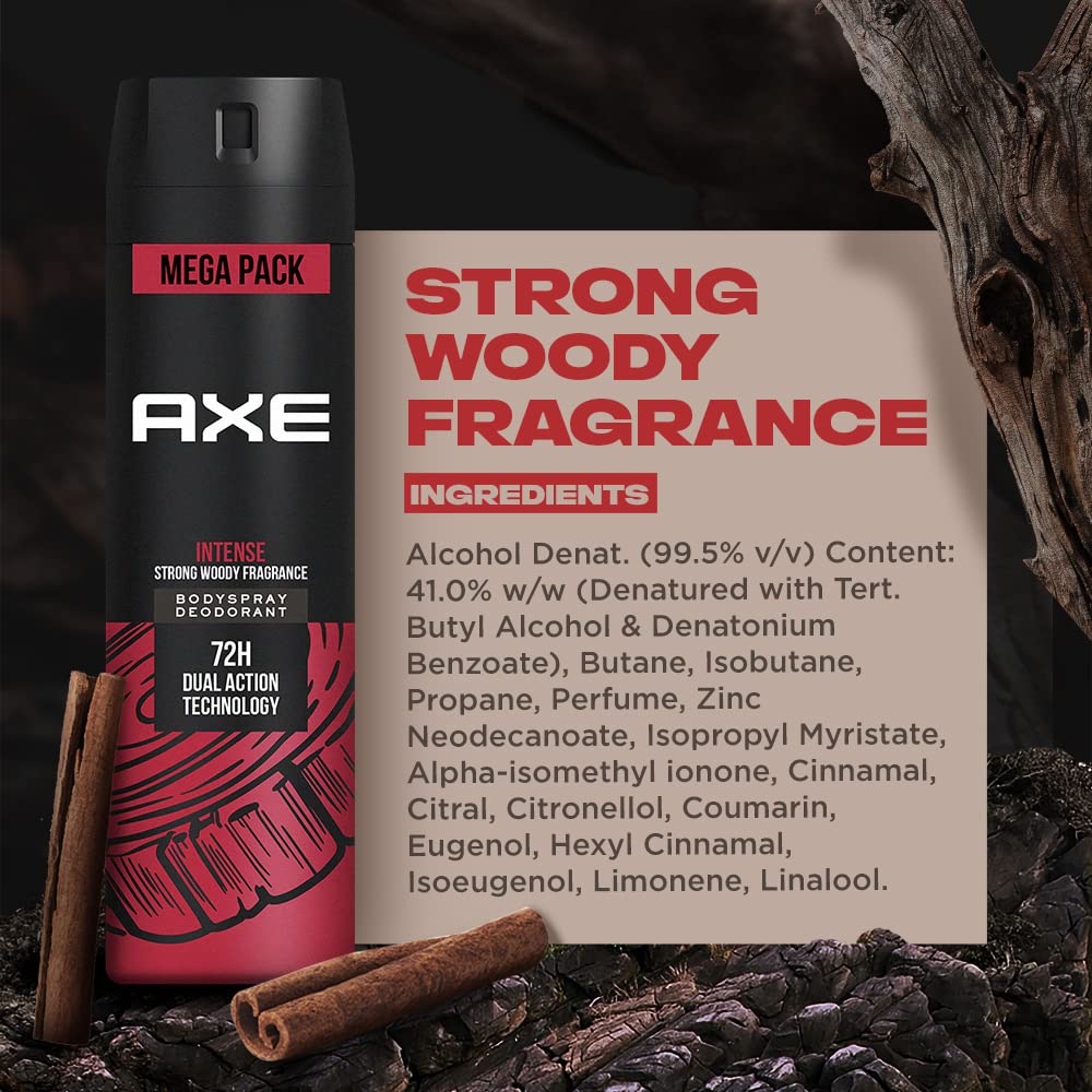 Axe Intense Long Lasting Deodorant Bodyspray For Men 215 ml