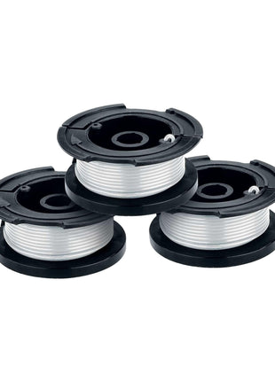 BLACK+DECKER Weed Eater String, Trimmer Line, 3-Pack, 30-Feet of Replacement Spool, 0.065-Inch Diameter (AF1003ZP)