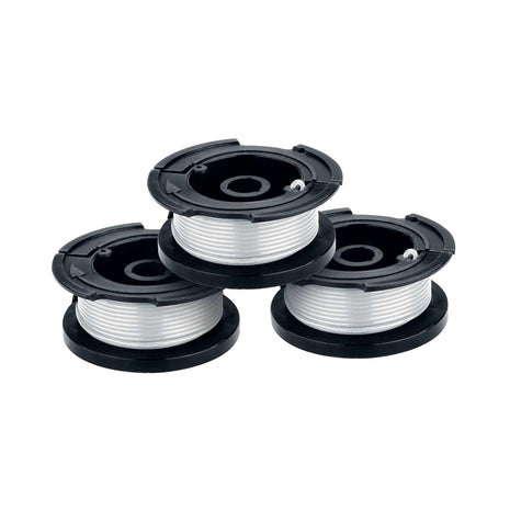 BLACK+DECKER Weed Eater String, Trimmer Line, 3-Pack, 30-Feet of Replacement Spool, 0.065-Inch Diameter (AF1003ZP)