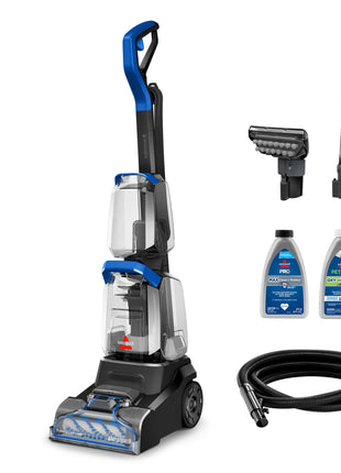 BISSELL TurboClean PET, Upright Carpet & Upholstery Cleaner, 3948 | TurboClean technology for powerful pet hair and stain removal; upright design for full-room carpet care