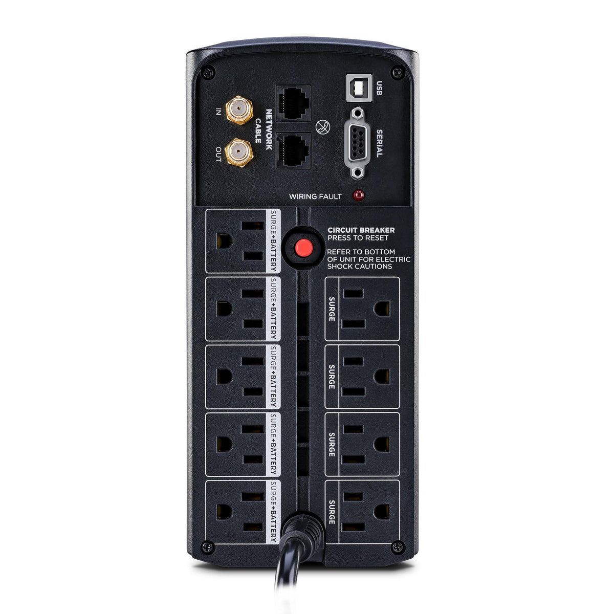 CyberPower CP850AVRLCD Intelligent LCD UPS Battery Backup and Surge Protector, 850VA/510W, 9 Outlets, AVR, Mini-Tower, UL Certified