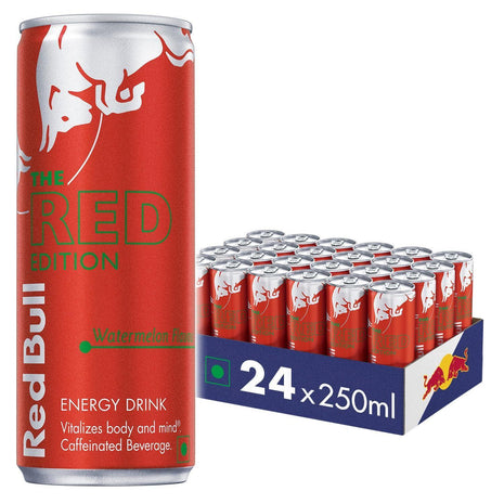 Red Bull Energy Drink, Watermelon, 250 ml (Pack of 24)