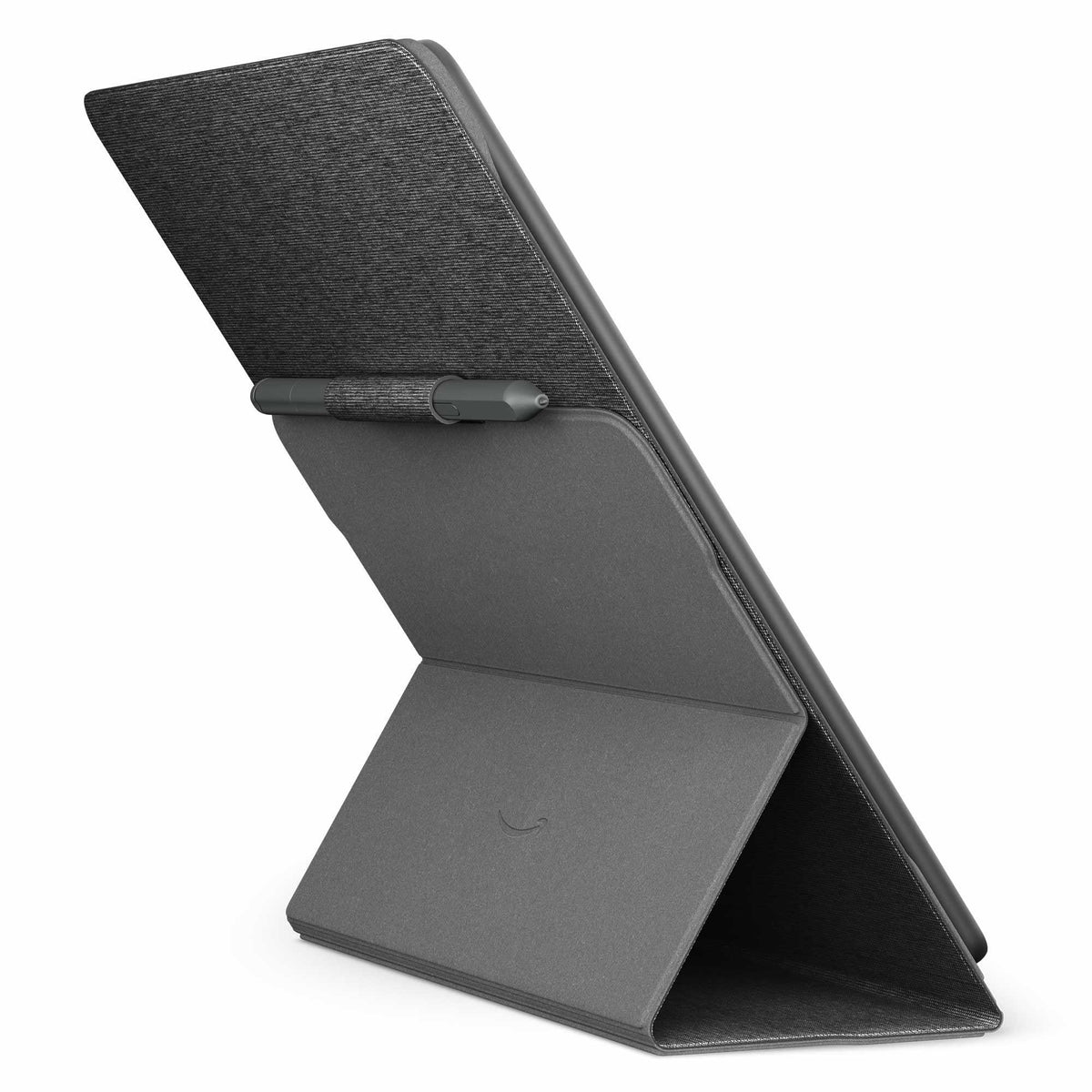 Amazon Kindle Scribe Fabric Folio Cover with Magnetic Attach, Sleek Protective Case - Black