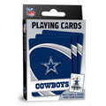 MasterPieces - NFL Playing Cards, Officially Licensed Dallas Cowboys Football Deck, Family Games for Adults and Kids, Standard Index