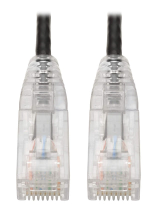 Tripp Lite Cat6 UTP Patch Cable (RJ45), M/M, Cat6 Ethernet Cable, Gigabit (1 Gbps), Molded, Slim, Black, 8 in. (N201-S8N-BK)