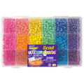 Beadery B6262 The Sparkles Pony Bead Box - approximately 2300 beads