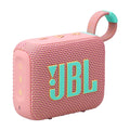 JBL Go 4 - Ultra-Portable, Waterproof and Dustproof Bluetooth Speaker, Big Pro Sound with Punchy bass, 7-Hour Built-in Battery, Made in Part with Recycled Materials (Pink)