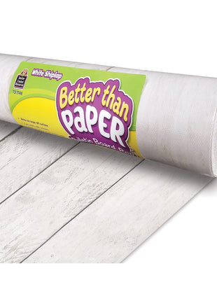 White Shiplap Better Than Paper® Bulletin Board Roll