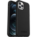 OtterBox Symmetry Case for iPhone 12 / iPhone 12 Pro, Shockproof, Drop Proof, Protective Thin Case, 3X Tested to Military Standard, Antimicrobial Protection, Black
