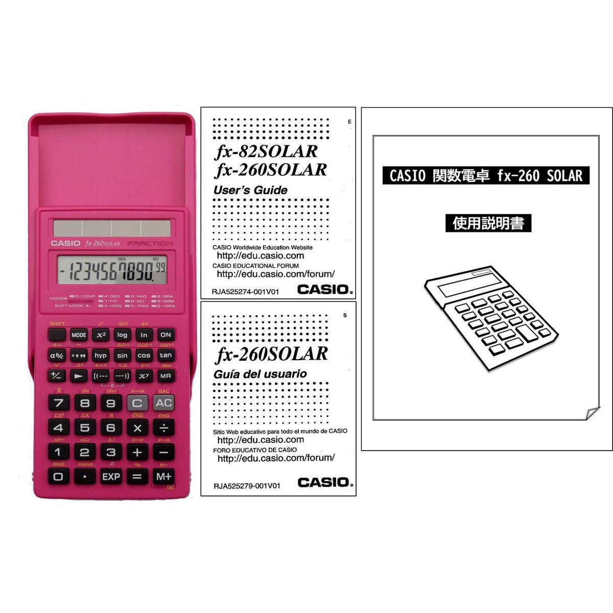 CASIO FX-260SLR-PK Scientific Calculator (FX-260SLR-PK)