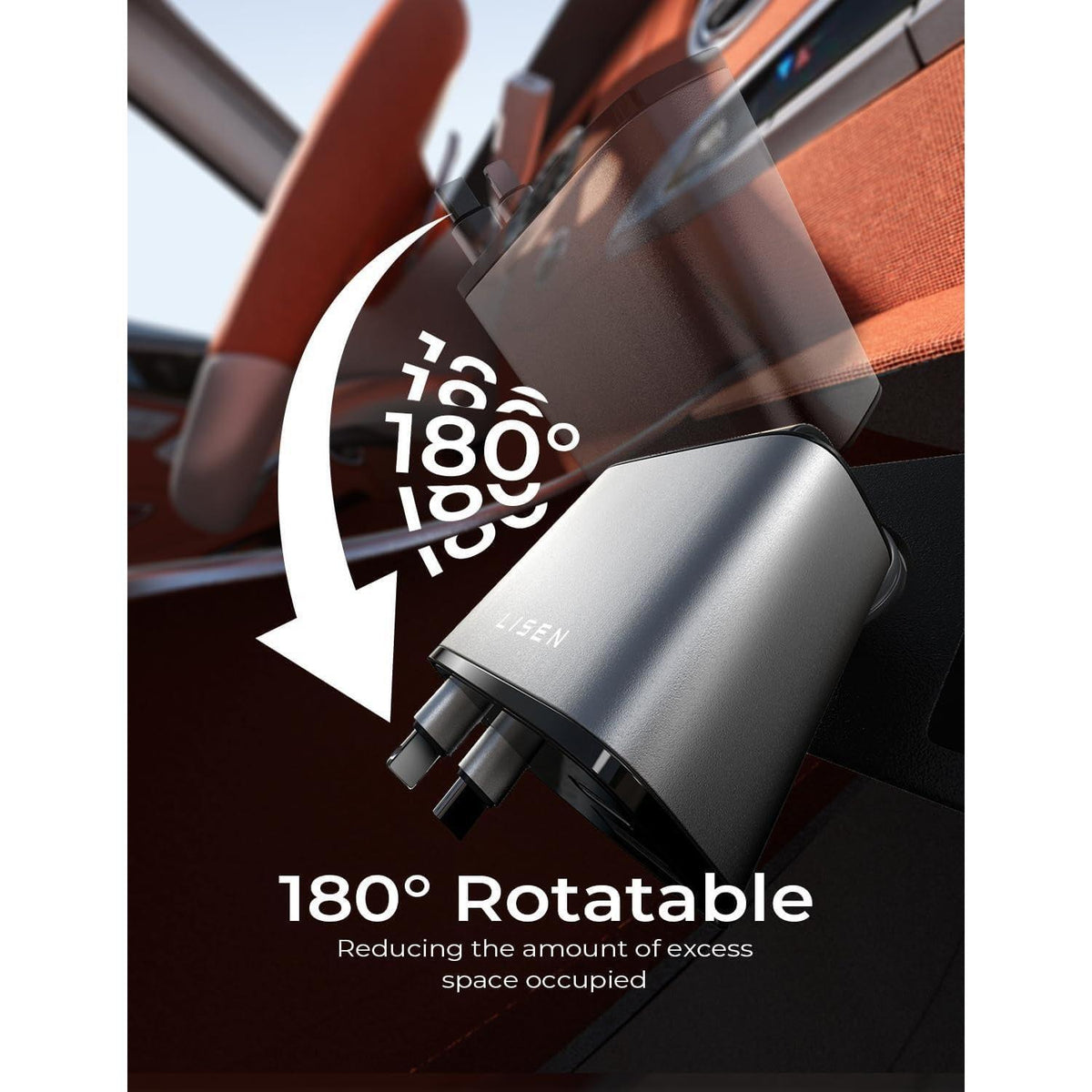 LISEN Retractable Car Charger, 69W USB C Car Accessories Adapter for iPhone 16 USB C Charger Fast Charging,Gifts for Women Men, Labor Day Sale, Truck Accessories, for iPhone 16 Pro Max 15 14 13 12