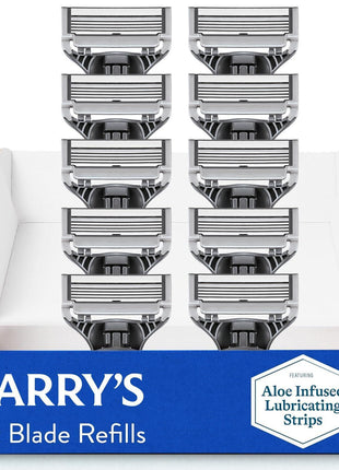 Harry's Razor Blades for Men - 10 Count - Premium Razor Blade Refill Cartridges