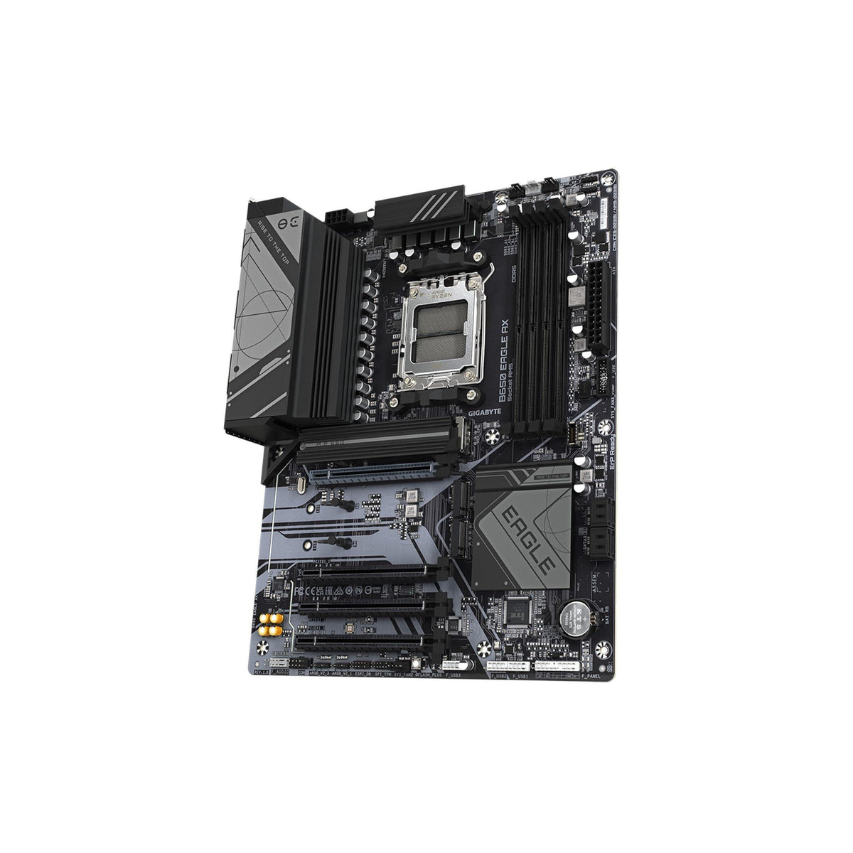 GIGABYTE B650 Eagle AX AM5 LGA 1718 AMD B650 ATX, DDR5 Triple M.2, PCIe 5.0, USB 3.2 Gen2x2 Type-C, AMD Wi-Fi 6E, Realtek GbE LAN