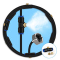 lifeegrn Misting Cooling System, Outdoor Misting System for Patio, 40 FT Misting Line+10 Mist Nozzles+3/4