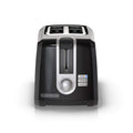 BLACK+DECKER 2-Slice Toaster, T2569B, Extra Wide Slots, 6 Shade Settings, 850 Watts, Crumb Tray, Cancel Button