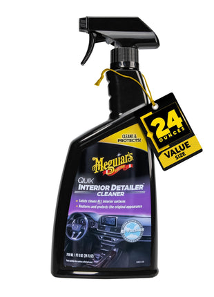Meguiar's Quik Interior Detailer Cleaner - 24 Oz Spray Bottle