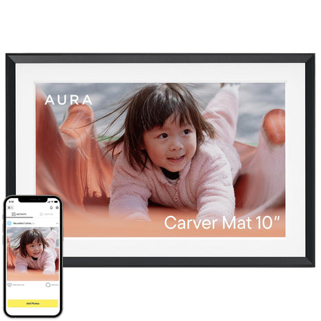 Aura HD Digital Picture Frame | Carver: The Best Frame for Gifting