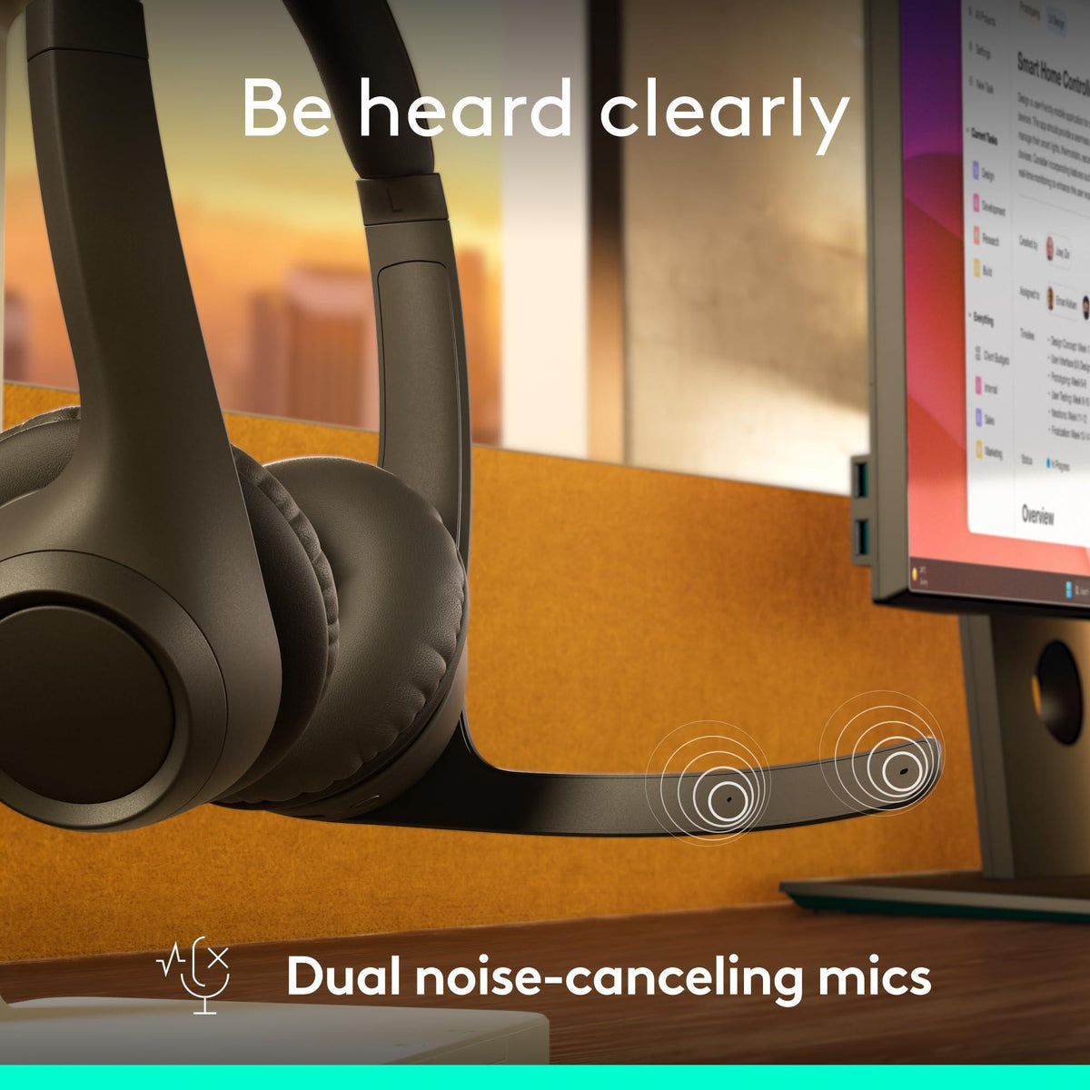 Logitech Zone 305 for Business, Wireless Bluetooth Headset with Microphone, for Google Meet, Google Voice, Zoom, Compatible with Windows, Mac, Chrome, Linux, iOS, iPadOS, Android