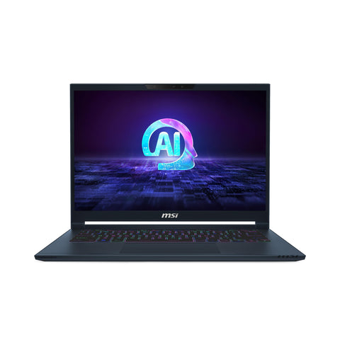 MSI Stealth 14 AI Studio 14” 165Hz FHD+ Gaming Laptop: Intel Core Ultra 9-185H, NVIDIA Geforce RTX 4060, 32GB DDR5, 1TB NVMe SSD, Thunderbolt 4, Win 11 Pro: Star Blue A1VFG-091US