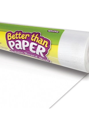 Teacher Created Resources Better Than Paper Bulletin Board Roll, 4 Ft X 12 Ft, White