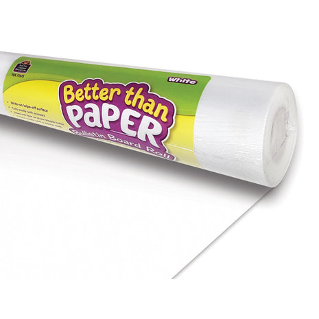Teacher Created Resources Better Than Paper Bulletin Board Roll, 4 Ft X 12 Ft, White