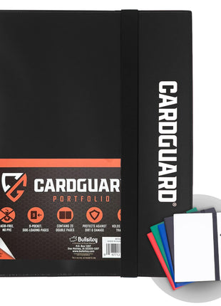Trading Card Binder Pro-Folio – 9 Pocket Binder - Side-Loading Album, Durable & Acid-Free Storage for Pokémon, YuGiOh, MTG, TCG, Game & Sports Cards, Black