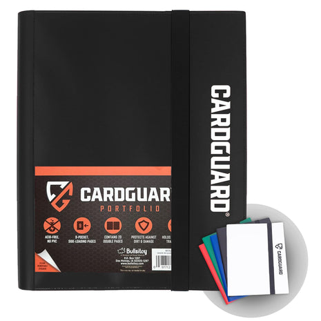 Trading Card Binder Pro-Folio – 9 Pocket Binder - Side-Loading Album, Durable & Acid-Free Storage for Pokémon, YuGiOh, MTG, TCG, Game & Sports Cards, Black