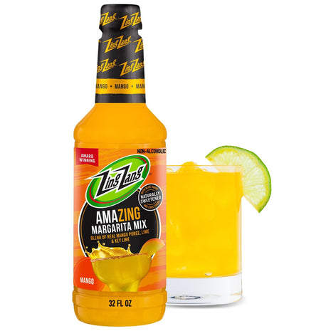 Zing Zang Mango Margarita Mix (32 Fl Oz, Pack of 1) Cocktail Mixer