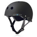 80SIX Triple Certified Multisport Helmet - Ideal for Bike, Scooter, Skateboard, Roller Skate and Inline Skate (Black Matte, Medium-Ages 8+)