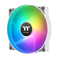 Thermaltake CT200 ARGB PWM Fan Single Pack, PWM Controlled 500~900 rpm, 5V Motherboard Sync, 16.8 Million Color 9 Addressable LEDs, Airflow 131.6 CFM, Hydraulic Bearing, 200mm, White, CL-F180-PL20SW-A